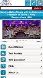 Mobile Screenshot of gingerspartyrental.com